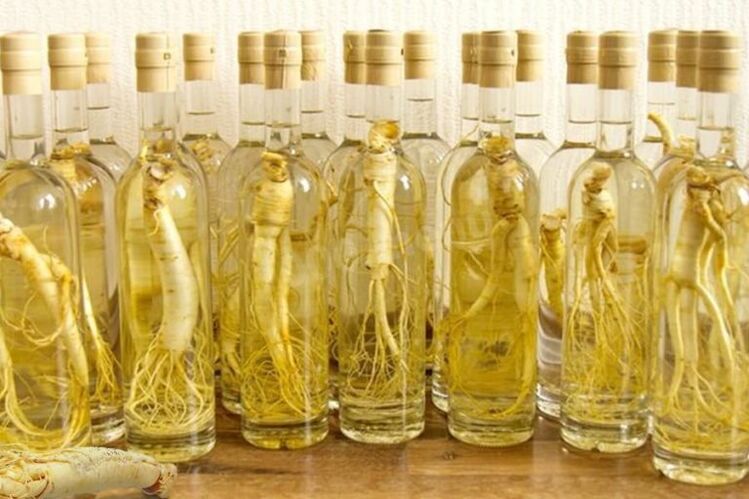 Ginseng tincture to improve strength